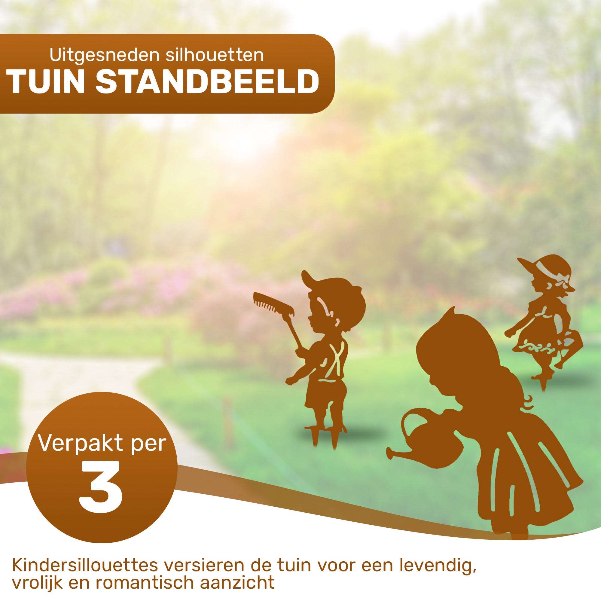 Tuinstekers tuinierende kinderen