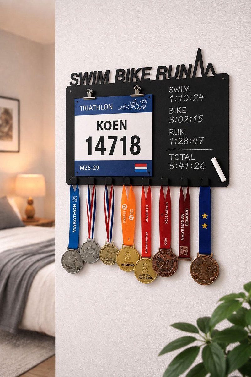 Medaille hanger - Triathlon
