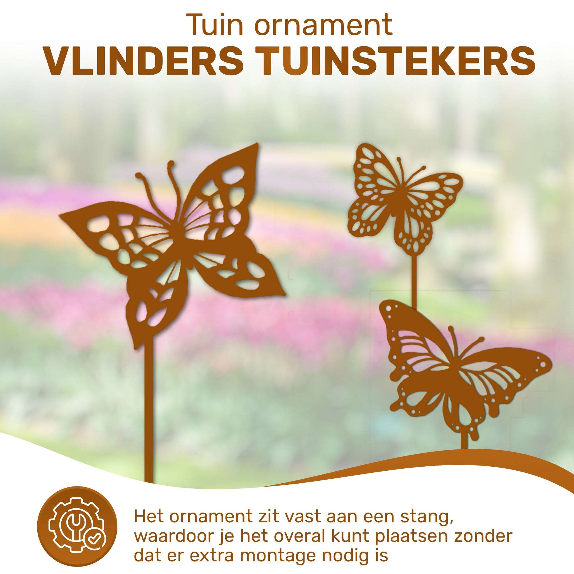 Tuinsteker vlinders